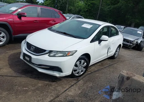 2013 Honda Civic Lx из США, поврежденный, VIN 19XFB2F50DE222974